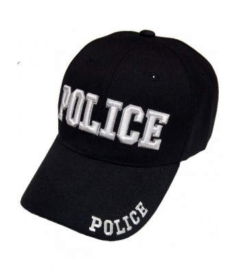 CheapRushUniform Police Officer Cap Embroidered Baseball Cap - CE187GC6D45