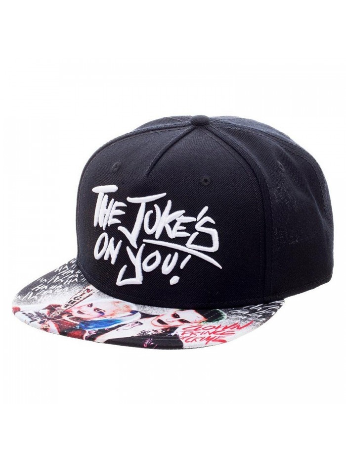 Suicide Squad Joker & Harley Quinn The Jokes On You! Sublimated Bill Snapback - CC12I8ST4YF