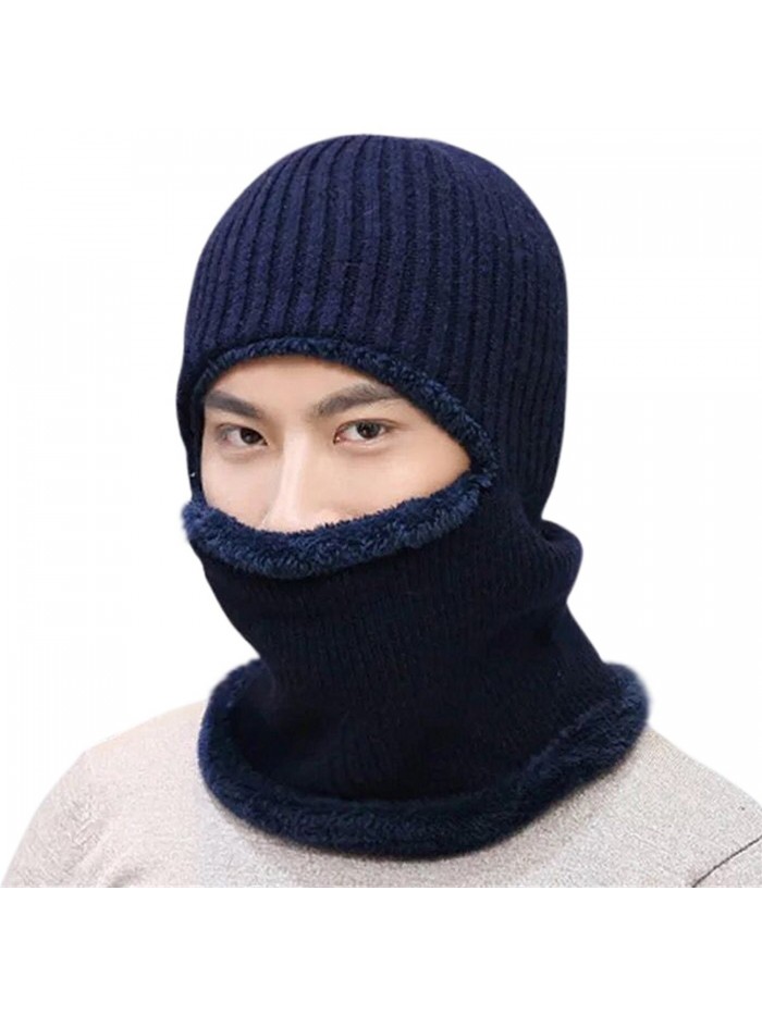 Warm Knitted Balaclava Beanie Hat Windproof Ski Face Mask Winter Hats ...