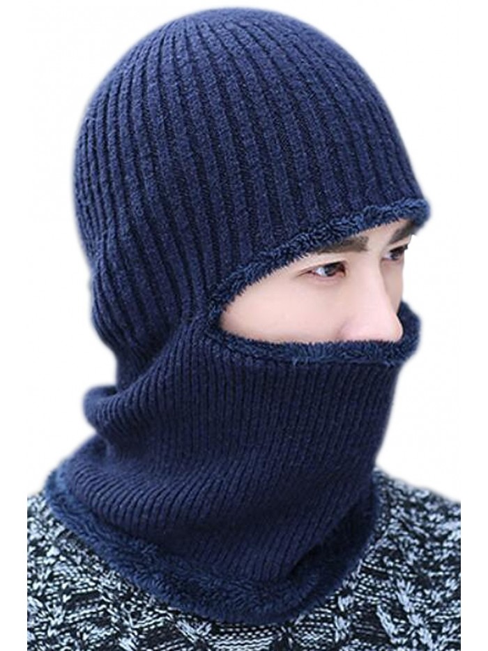 Warm Knitted Balaclava Beanie Hat Windproof Ski Face Mask Winter Hats ...