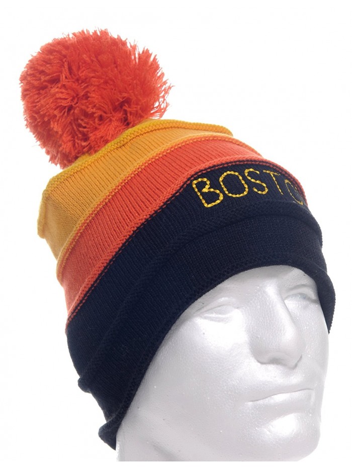 Robin Ruth Boston Rainbow Winter Hat - Rainbow Orange - CL11D22ATJ1