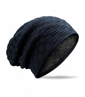 muco Womens Beanie Knitted Beanies - Deep-blue - CS189NMHGOK