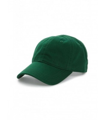 Lacoste Men's Classic Gabardine 3cm Croc Cap - Green - CM12NYF8P4M