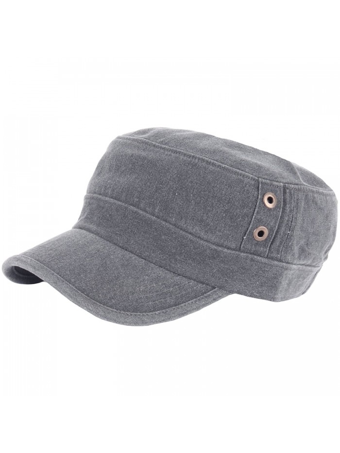 RaOn A107 Camoflage Pattern Combat Sexy Camo Cotton Club Army Cap Cadet Military Hat - Gray - CH12FFBKSTN