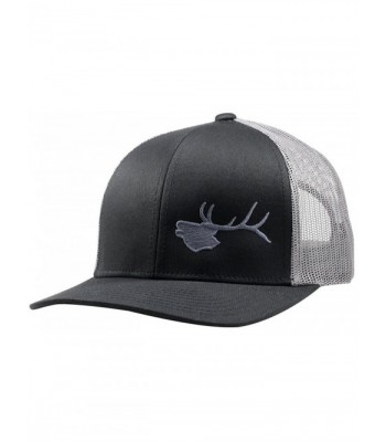 Trucker Hat - Bugling Elk - by Lindo - Black/Graphite - C9182ORN3LL