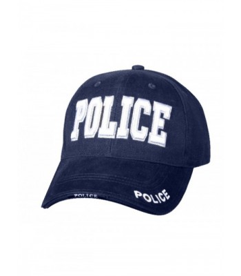 Police - Law Enforcement- Baseball Cap Hat- 3D Embroidery- 100% Cotton - C412N2KZQVM