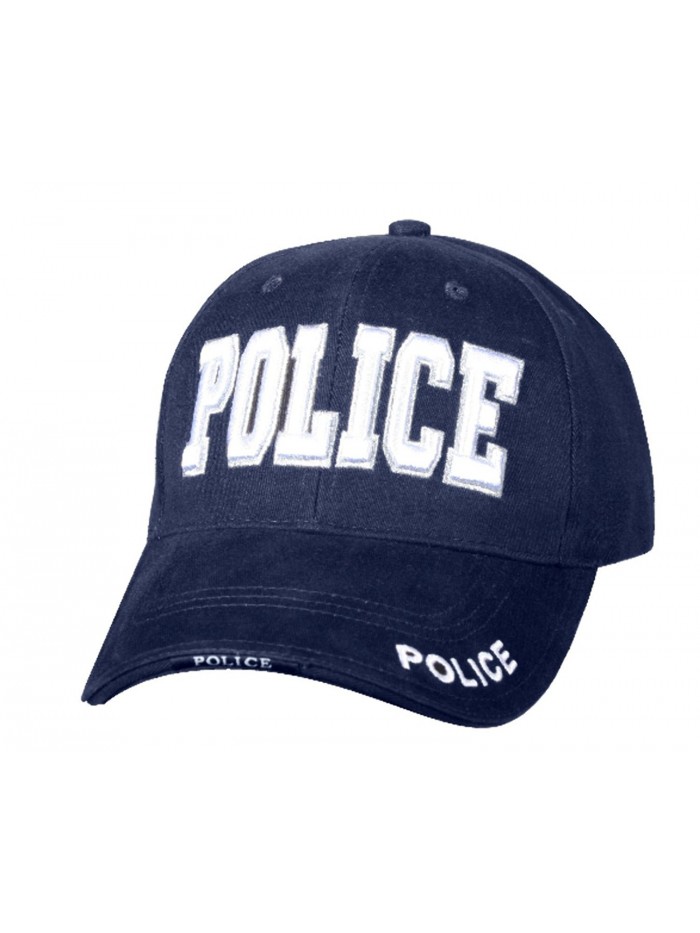 Police - Law Enforcement- Baseball Cap Hat- 3D Embroidery- 100% Cotton - C412N2KZQVM