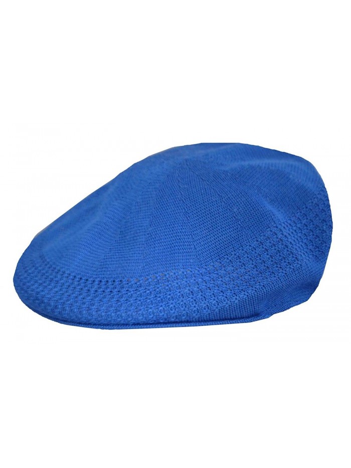 Men's Mesh Ivy Cabbie Cap Royal Blue - C2127BJI4BV