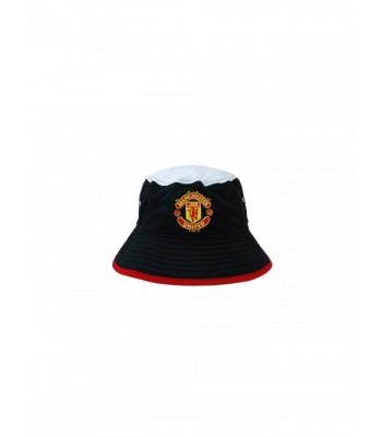 New Era Men's Hat Manchester United F.C. Soccer League Club Bucket Black Cap - C012L77BIRP