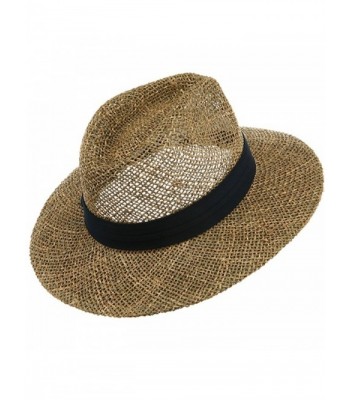 Safari Straw Hat Navy Band in Men's Cowboy Hats