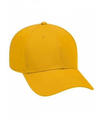 Otto 6 Panel Low Profile Superior Cotton Twill Cap - Gold - CL12IVBCZI1