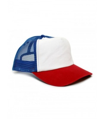 Stranger Things Movie Cap Hat Red/White Cotton Royal mesh unisex-adult Snapback - CL1822KNT4X