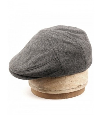 Herringbone Winter Cabbie Fleece Earflaps in Men's Newsboy Caps