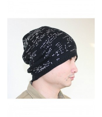 Chemical Pattern Beanie Winter Unique