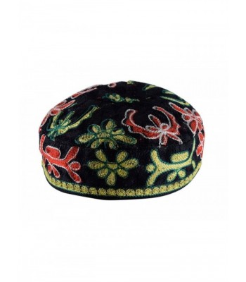 Buchari Embroidered Bucharian Yarmulke aJudaica