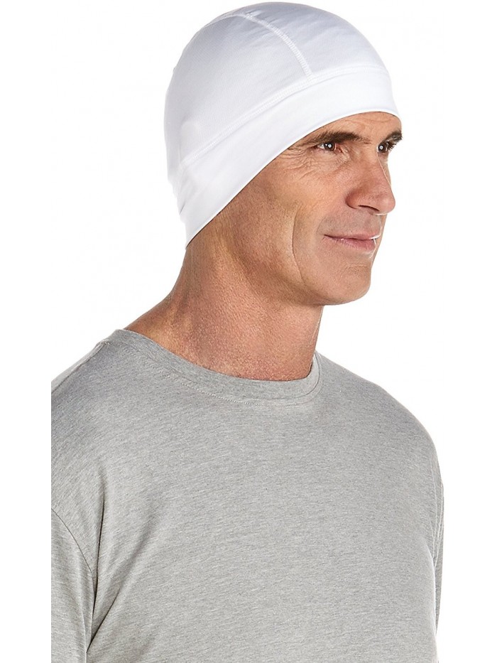 Coolibar UPF 50+ Unisex Skull Cap - Sun Protective - White - CP12G3I8EKR