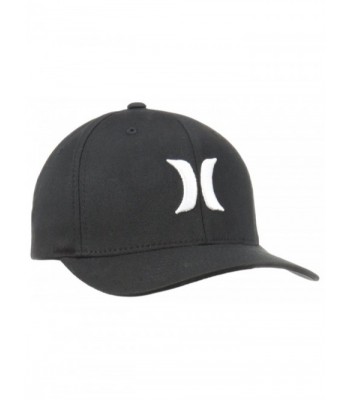 Hurley Men's One and Only Black White Hat Flex Fit - Black/White - CK12MWYJ30K