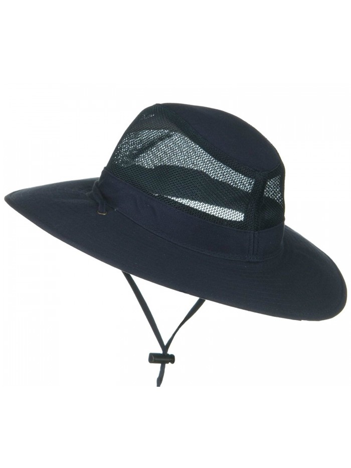 Solarweave Safari UPF 50+ Sun Hat Dorfman Pacific CoolMax Fabric Hiking SPF Tilly - Navy - CT114EILVH7