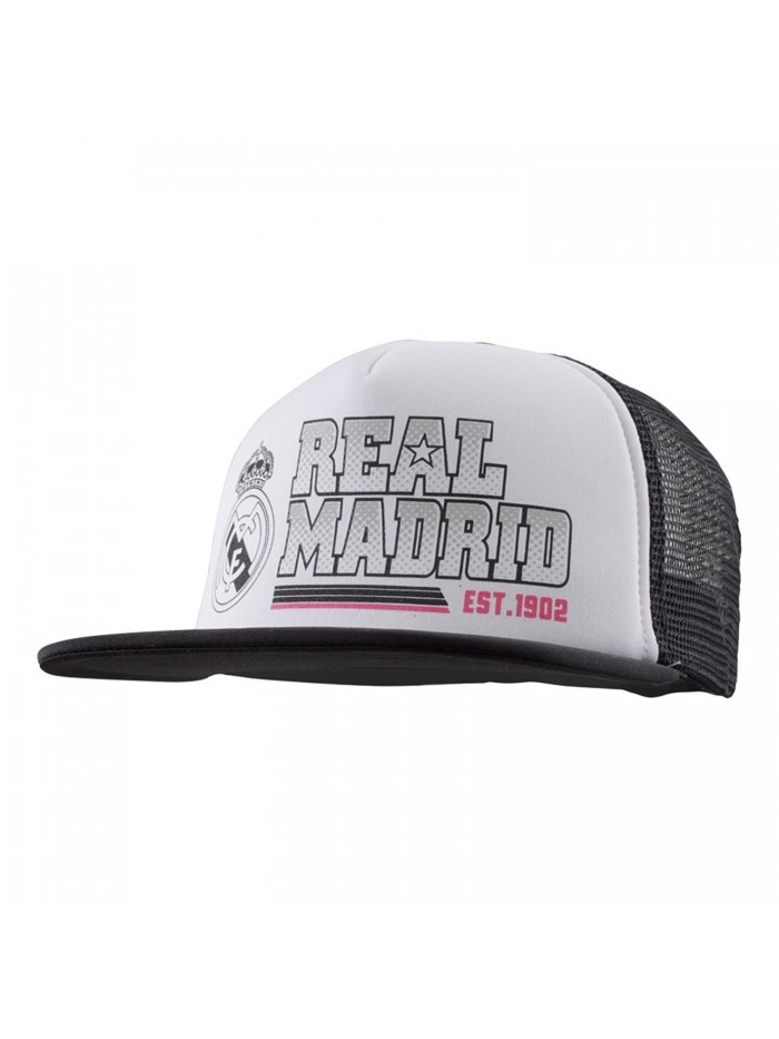 Real Madrid Adjustable Cap Hat Trucker New Season - White Black - CH12IVGG5E1