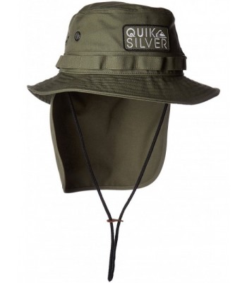 Quiksilver Men's Shields Boonie Sun Protection Bucket Hat - Four Leaf Clover - CB12J1SQL15