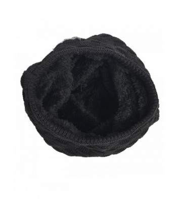 Stylish Oversized Winter Beanie Black in Men's Skullies & Beanies