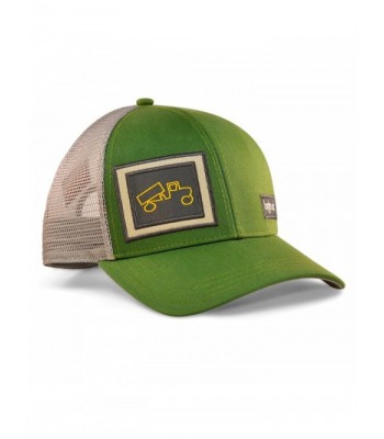 bigtruck Classic Mesh Snapback Baseball Hat- Green/Grey - CG12E6U5WXL