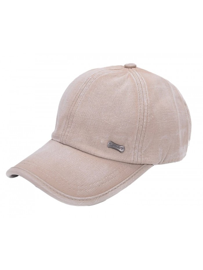 IL Caldo Mens Dome Army Sun Hats Adjustable Baseball Cap Tripper newsboy Cap-Beige - CO12EEKMCHR