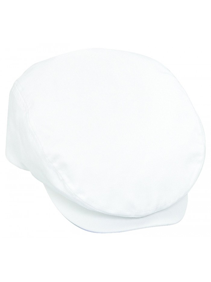 Otto Caps Cotton Twill IVY Caps - White - C011U5JVZST