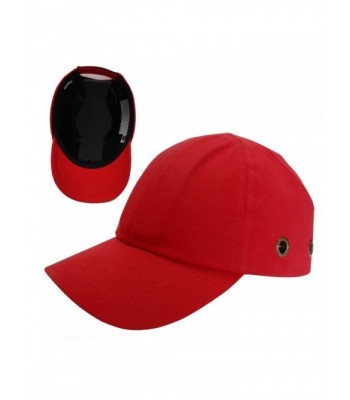 Red Baseball Bump Cap - Lightweight Safety hard hat head protection Cap - CB11IRT1LHJ