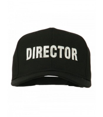 Director Embroidered Cotton Twill Cap