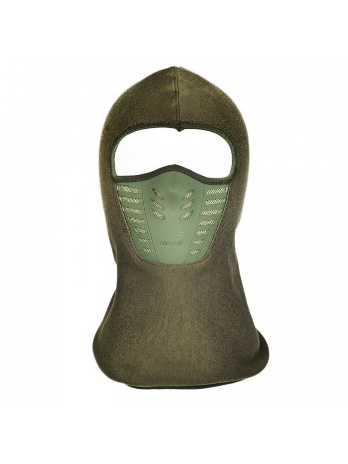 Balaclava Ski Face Mask Tactical Hood Windproof Anti-dust for Men&Women Ski Snowboard - Army Green - CN186QQRZWH Balaclava Ski Face Mask Tactical Hood Windproof Anti-dust for Men&Women Ski Snowboard - Army Green - CN186QQRZWH