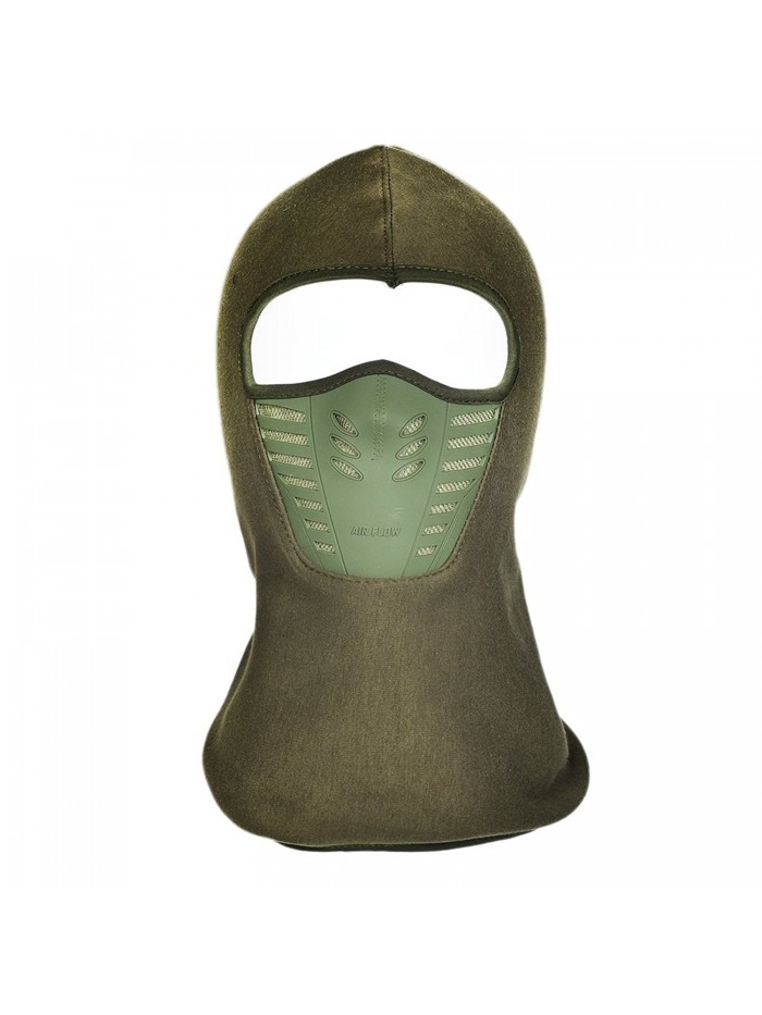 Balaclava Ski Face Mask Tactical Hood Windproof Anti-dust for Men&Women Ski Snowboard - Army Green - CN186QQRZWH