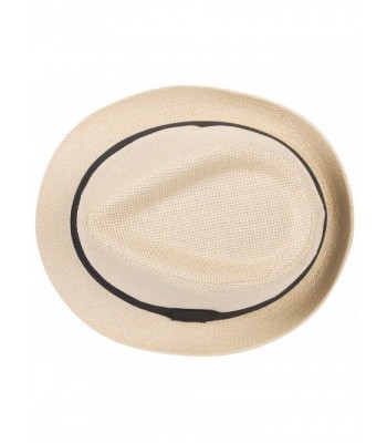 DRY77 Womens Summer Fedora Gangster in Men's Fedoras