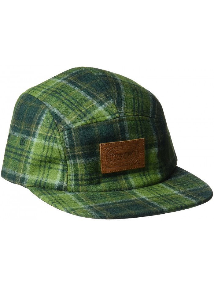 Pendleton Men's Five-Panel Cap - Green Plaid-31956 - CK12O23WVP7