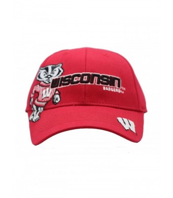 Wisconsin Badgers Battle Ready Red Velcro Back Cap - CX11K9W8PP3