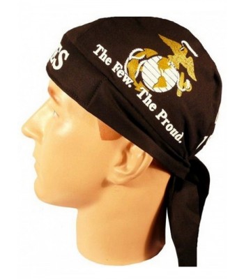 Skull Cap Biker Caps Headwraps Doo Rags - US Marines - CI12ELHLXC3