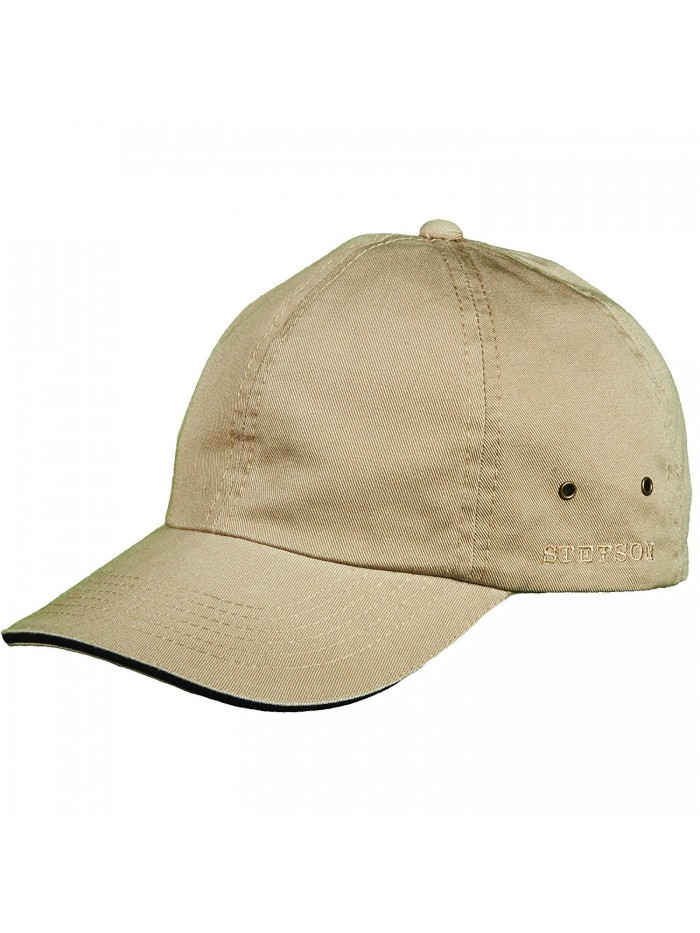 Stetson Garment Washed Twill Baseball CAP ONE Size Fits Most - Khaki - CL11IAGU65V