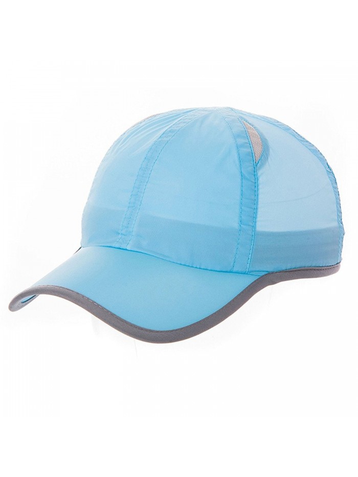 SIGGI Mens UPF50 Quick-Dry Baseball Cap Free-Size Sun Hat Running Cap Unisex - 1026_blue - C812D9Y9XTT