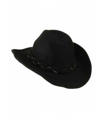 Wool Felt Cowboy Hat Twisted