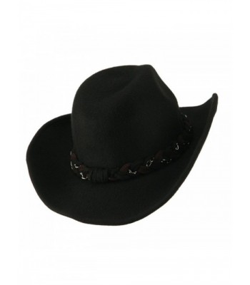 Wool Felt Cowboy Hat Twisted in Men's Cowboy Hats
