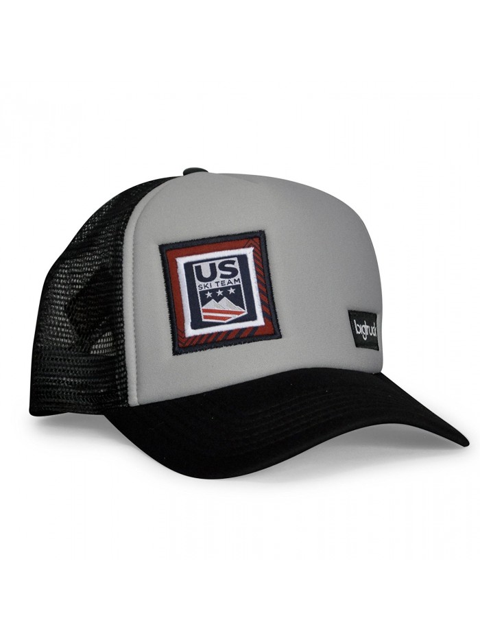 bigtruck USST Original Mesh Snapback Trucker Hat- Grey Black - CD186H320ZQ