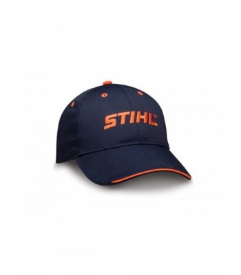 STIHL Navy Fabric Baseball Hat / Cap with Orange Embroidered STIHL logo - CP12JJ6SJEB