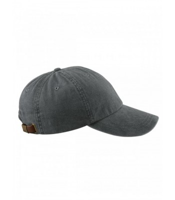 Adams 6-Panel Low-Profile Washed Pigment-Dyed Cap - Charcoal - CV12N3CWA0A