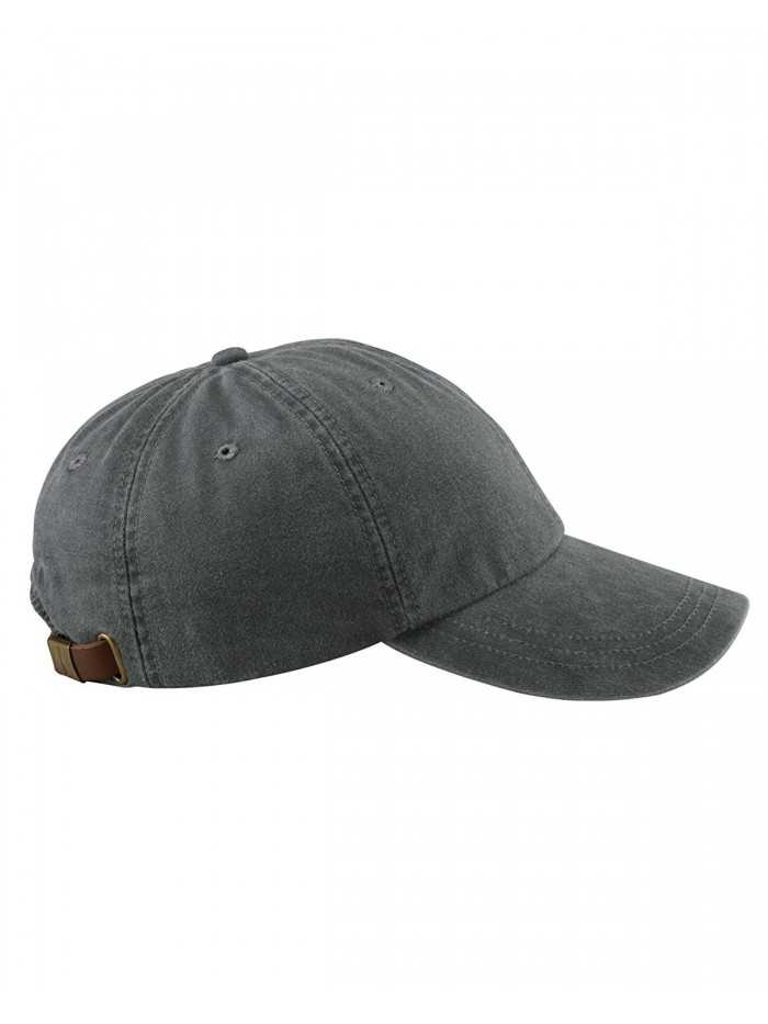 Adams 6-Panel Low-Profile Washed Pigment-Dyed Cap - Charcoal - CV12N3CWA0A