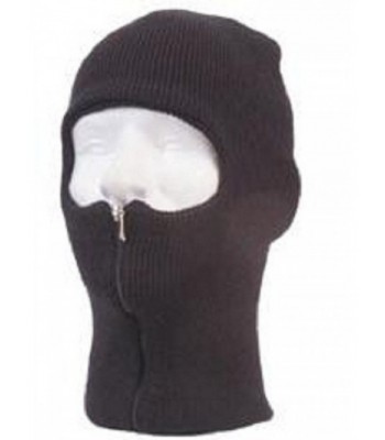 Easy ZIP Down Knit SKI Face Mask Zipper up Balaclava - CS114GDK15D