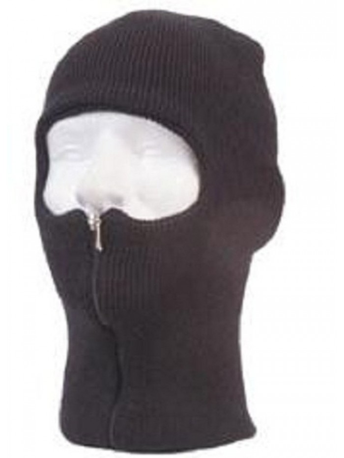 Easy ZIP Down Knit SKI Face Mask Zipper up Balaclava - CS114GDK15D