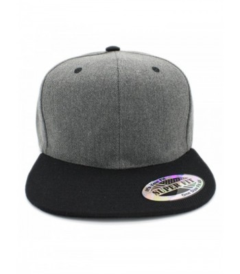 Plain Blank Solid Adjustable Snapback