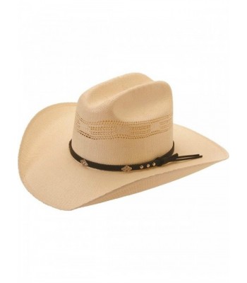 Silverado Men's Colorado Bangora Straw Cowboy Hat - Colorado - Ivory - C1112INTGQ3