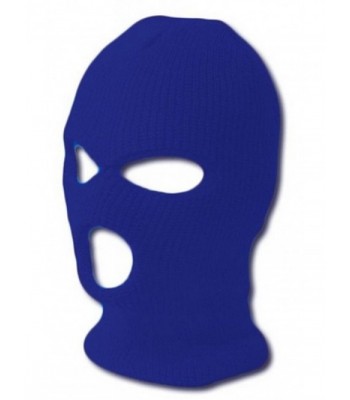 TopHeadwear GI Waffle Ribbed Ski Mask - Royal Blue (2 Different Styles) - 3 Hole - CK113KQV01B