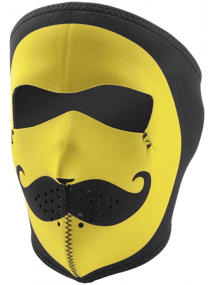 Zan Headgear Men's Mo Happy Neoprene Full Face Mask- One Size - CI11HFW0161